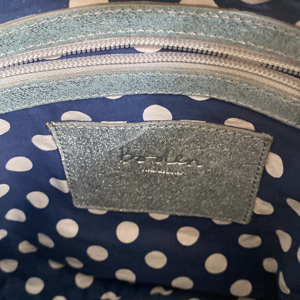 Boden Small Metallic Silver Backpack - image 5